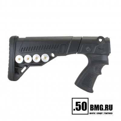 Телескопический приклад DLG Tactical на Remington 870, 750 с патронташем (DLG9303)