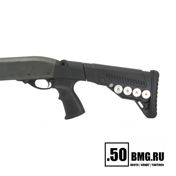 Телескопический приклад DLG Tactical на Remington 870, 750 с патронташем (DLG9303)