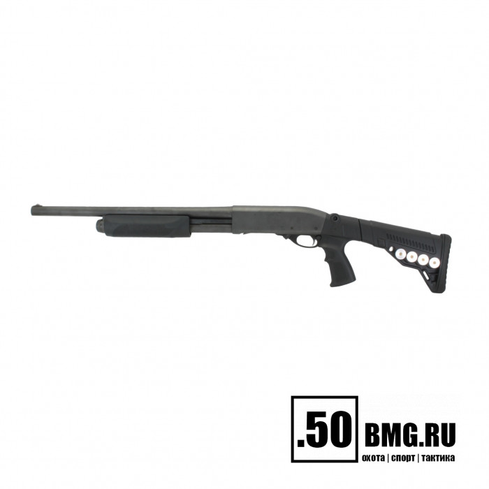 Телескопический приклад DLG Tactical на Remington 870, 750 с патронташем (DLG9303)