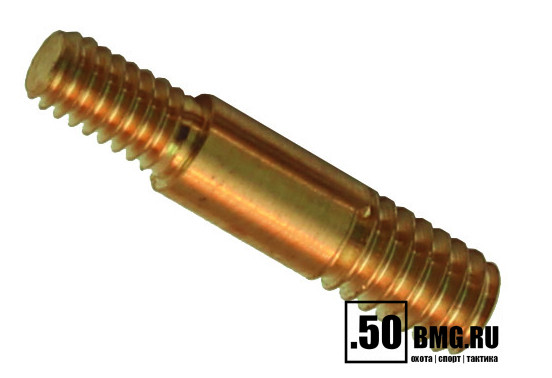 Переходник ЧИСТОGUN-латунь, папа/папа, резьба M5 на 5/40 к шомп. StilCrin, Nimar, MegaLine, VFG под ёрши/насадки Европа
