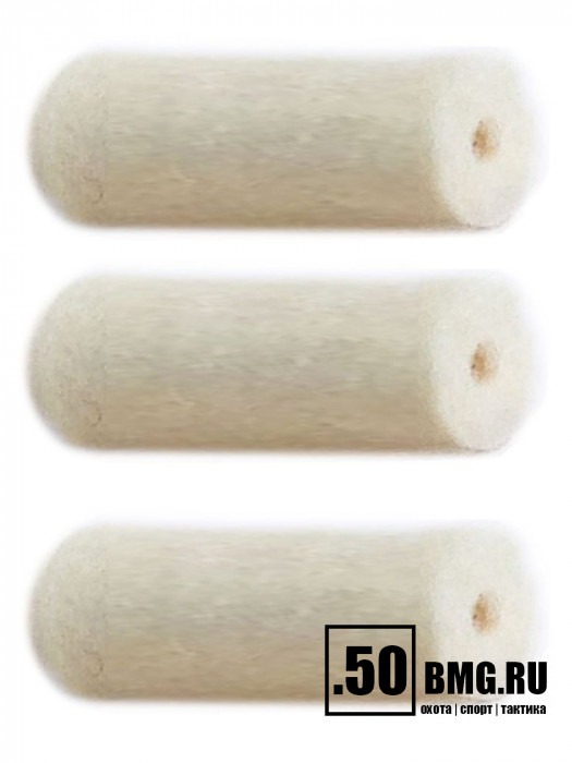 Войлочные A2S GUN патчи, 5,5 пневматика, .22 LR, 6,0 мм уп. 80 шт