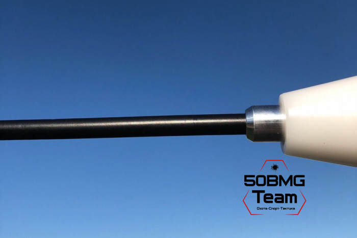 Шомпол ЧИСТОGUN к .50, стержень Ø8 мм, L=140 см, 2 части, нерж, нейлон, папа 12/28, подшипник, + вишер/переходник/адаптер-игла