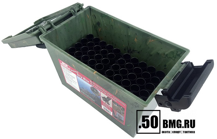 Пластмасовая коробка MTM на 100 патронов 12х76 калибра (SD-100-12-09)