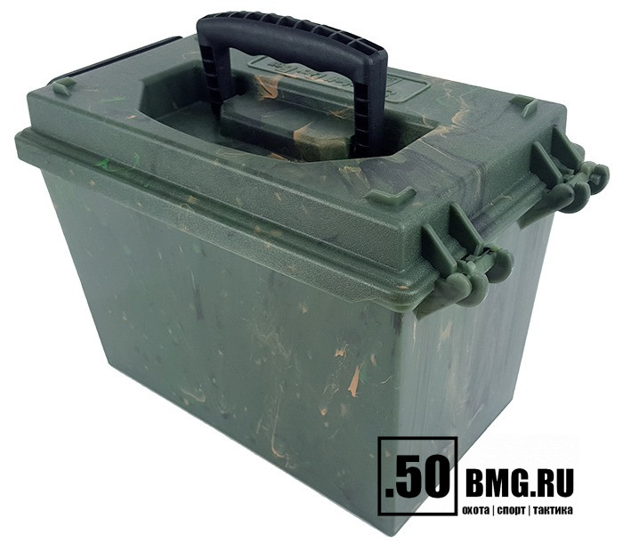 Пластмасовая коробка MTM на 100 патронов 12х76 калибра (SD-100-12-09)