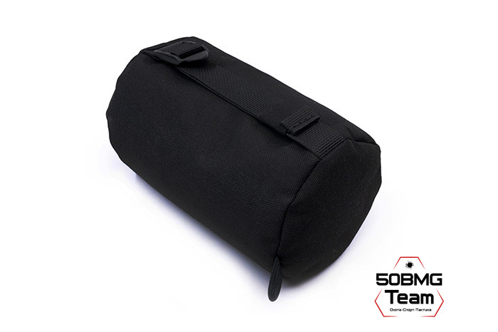 Задний мешок-упор 50BMG Team Большой цилиндр 21х12см (Black)