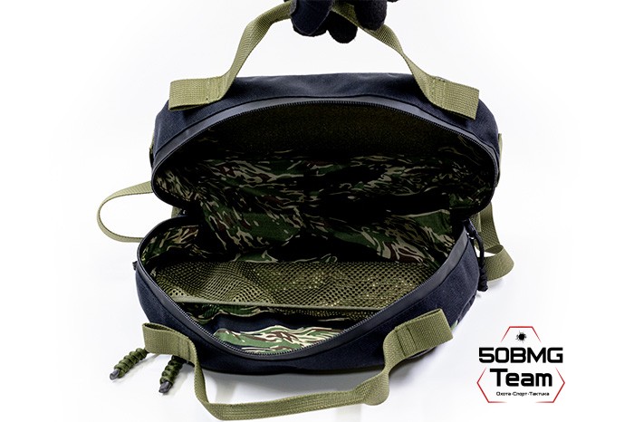 Тактическая сумка двурукая органайзер Delta Arms с ручками (Green Tiger Stripe Camouflage)