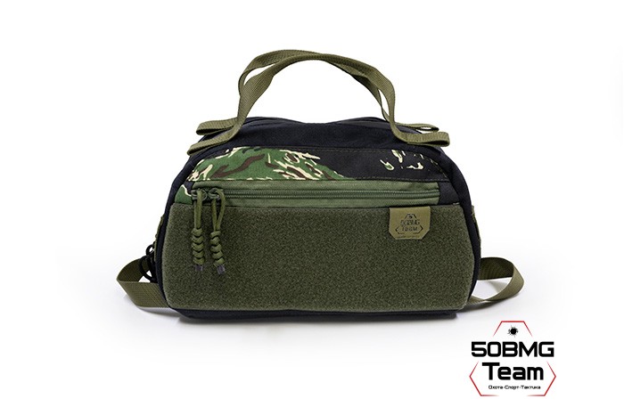 Тактическая сумка двурукая органайзер Delta Arms с ручками (Green Tiger Stripe Camouflage)