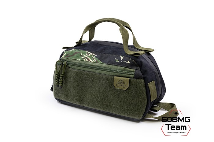 Тактическая сумка двурукая органайзер Delta Arms с ручками (Green Tiger Stripe Camouflage)