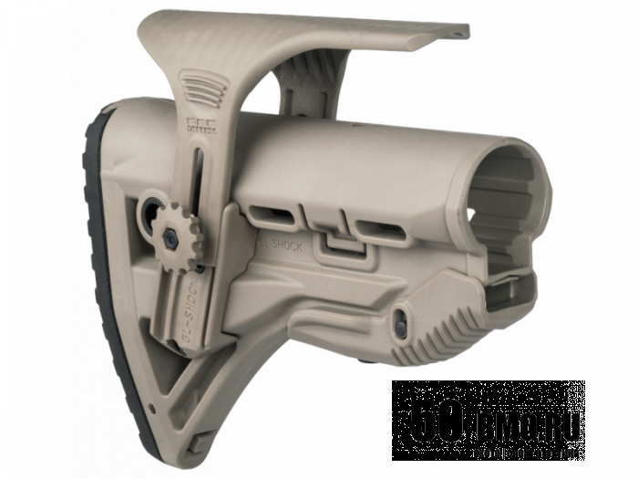 Приклад FAB Defense GL-SHOCK CP с амортизатором и упором щеки 