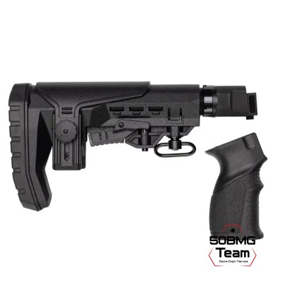 Комплект телескопического приклада с подщечником K.Arma Atom-CP для АКС-74У/АКСУ