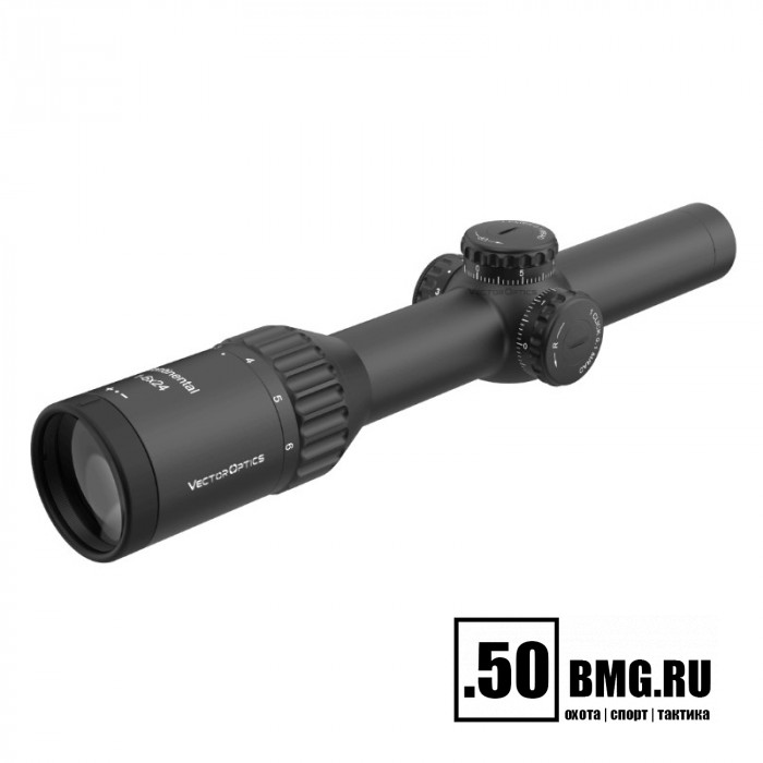 Оптический прицел Vector Optics Continental Hunting X6 1-6x24i Fiber SFP кольца 30 мм