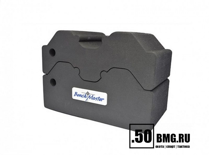 (BMWRABB3) Опора Benchmaster для оружия наборная,3 части, прорезиненная основа, макс. 20,3х19х10,1 см.
