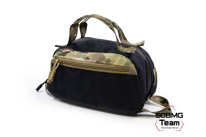 Тактическая сумка двурукая органайзер Delta Arms с ручками (Black Multicam)