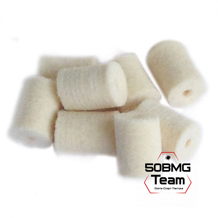 Войлочные патчи ЧИСТОGUN, .243 Win., 6 мм BR Rem., 6 мм PPC., диаметр 7,0 мм, 500 шт./уп.