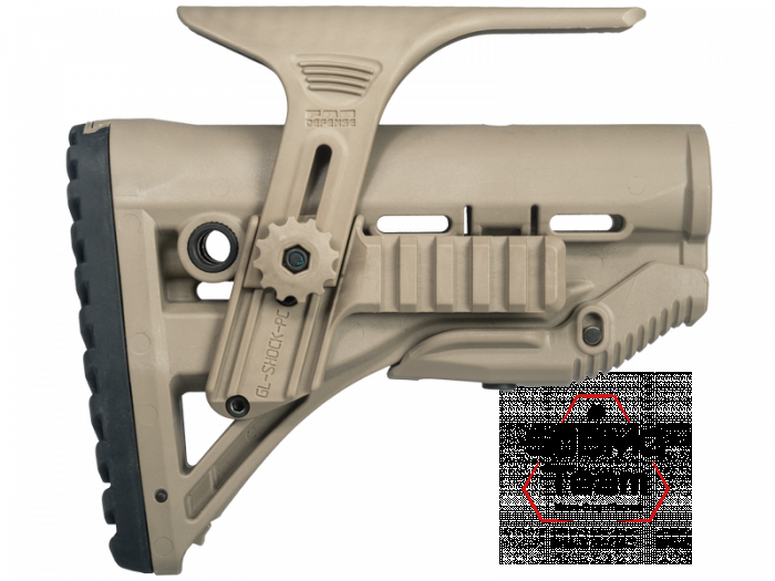 Приклад FAB Defense GL-SHOCK PCP с амортизатором и упором щеки