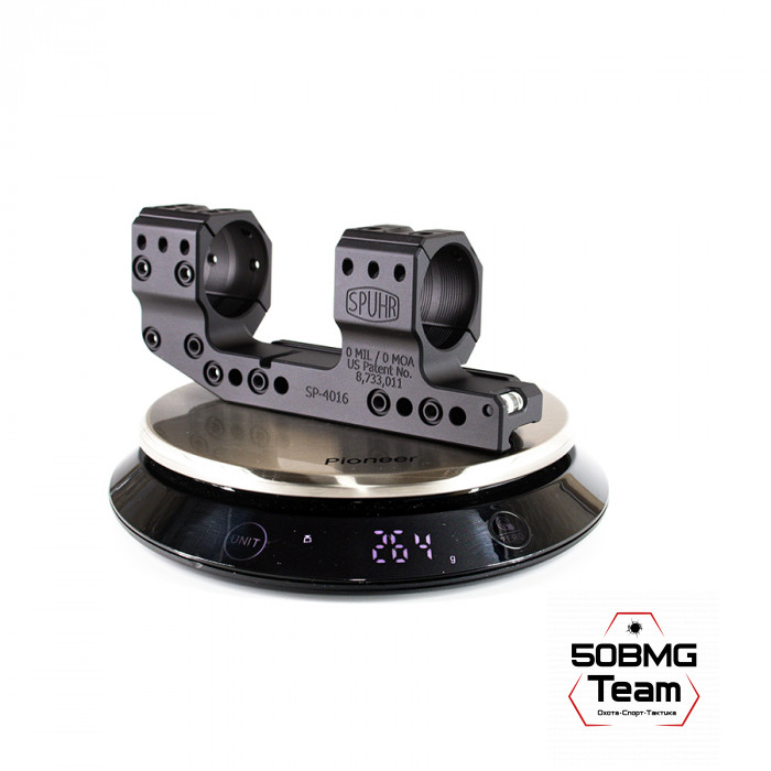 Кронштейн Spuhr SP-4016 кольца 34мм на Picatinny/Weaver (0 M.O.A.,H-38 мм)