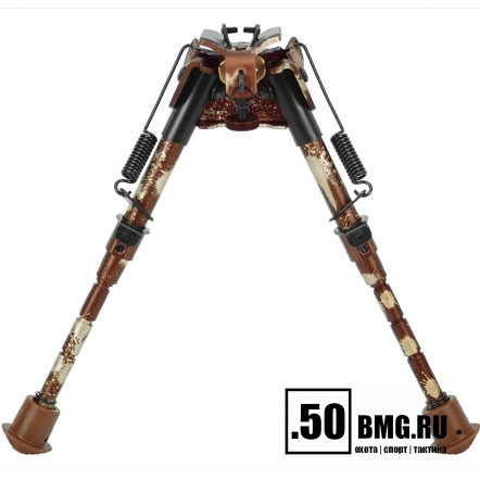 Сошки Caldwell XLA 6"-9" Camo Bipod Pivot, поворотные