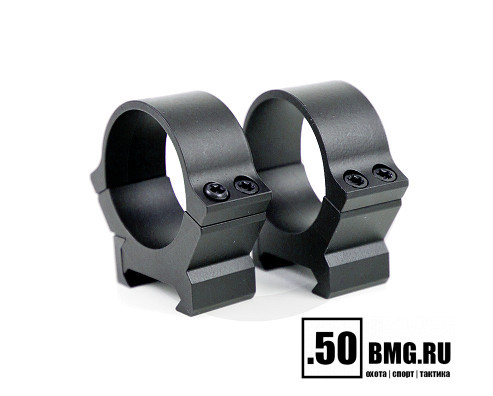 Раздельные кольца Leupold PRW2 на Weaver/Picatinny 30 мм средние H=24 мм/BH=9 мм (174084)