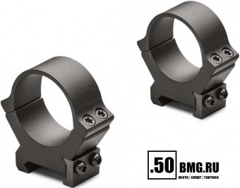 Раздельные кольца Leupold PRW2 на Weaver/Picatinny 30 мм средние H=24 мм/BH=9 мм (174084)