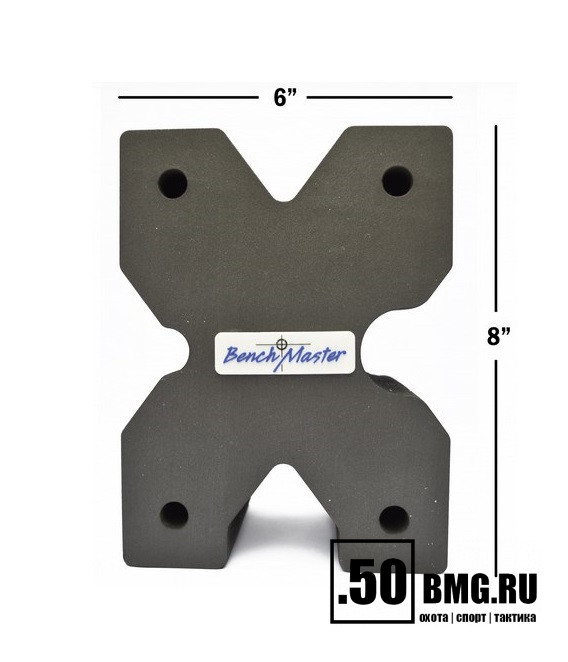 (BMWRXBLK) Опора Benchmaster для оружия, X-образная, вырезы на 4 стороны, 20,3х15,2х10,1 см.