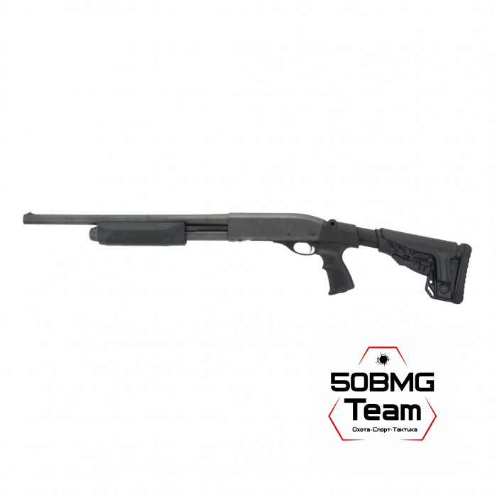Телескопический приклад DLG Tactical на Remington 870, 750 с подщечником (DLG9305)