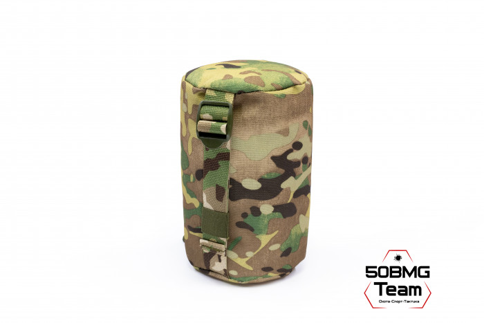 Задний мешок-упор 50BMG Team Большой цилиндр 21х12см (Multicam)
