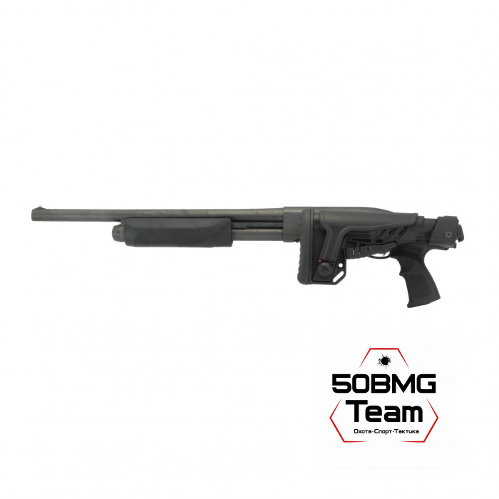 Телескопический складной приклад DLG Tactical на Remington 870, 750 с подщечником (DLG9306)