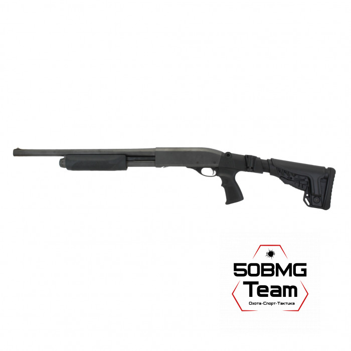 Телескопический складной приклад DLG Tactical на Remington 870, 750 с подщечником (DLG9306)