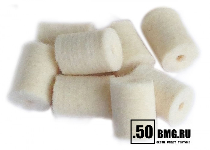 Войлочные A2S GUN патчи, 7,62 мм, .308 Win., 30-06, .300 Win.Mag., .30 Rem., 7,65 Para, уп. 500 шт.