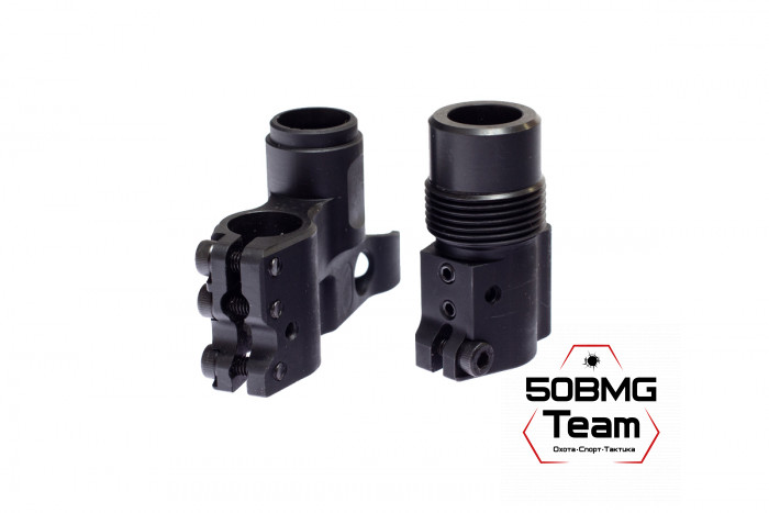 Блок газовый LAC с дульным устройством для Сайги 033, кал.5.45, 223, 7.62 (LAC0123)