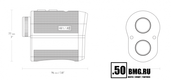 Лазерный дальномер Hawke LRF 600 Hunter