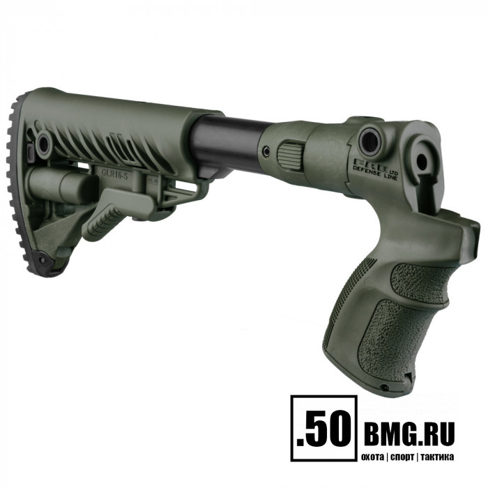 Складной телескопический приклад FAB Defense с рукояткой для Mossberg 500 (AGMF500 FK)