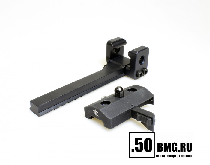 Кронштейн Рысь "Лапка СВД 2" на Тигр/СВД/TG-3 для сошек на антабку/Weaver