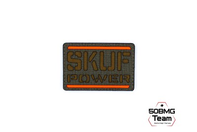Шеврон тактический Bad Gringo "SKUF POWER" (9х6 см) ОЛИВА