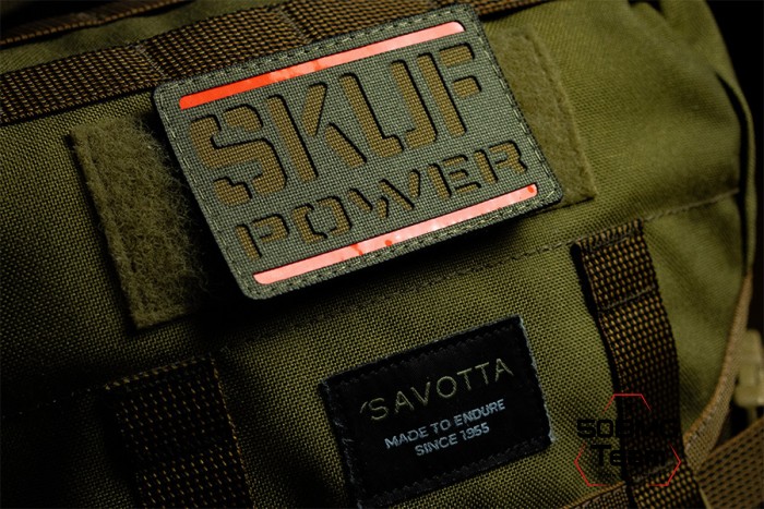 Шеврон тактический Bad Gringo "SKUF POWER" (9х6 см) ОЛИВА