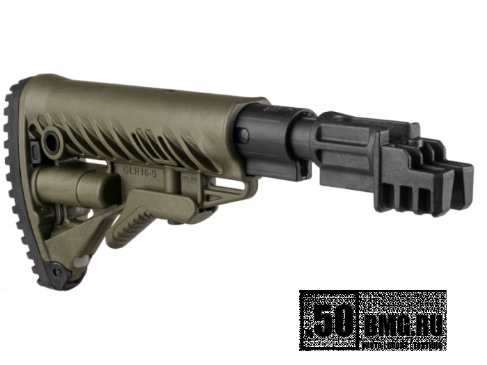 Телескопический приклад FAB Defense SBT-K47 FK с амортизатором для АК 47/74