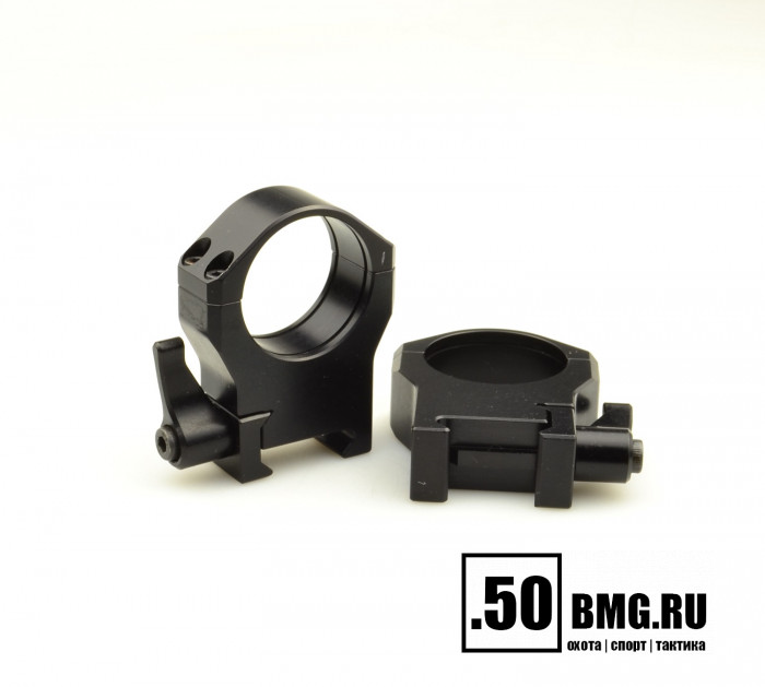 Быстросъемные кольца Luman Precision AL 30 мм на Weaver/Picatinny BH 18 мм (высокие)