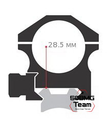 Кольца Nightforce X-Treme Duty Ultralite для 34 мм прицела на Weaver, высокие (A224)