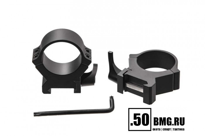 Быстросъемные кольца Leupold QRW2 30 мм высокие H=27 мм/BH=12 мм (174078)
