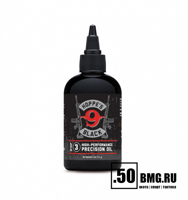 Масло Hoppe's Black PRECISION OIL универсальное оружейное, защита+смазка, ингибитор ржавчины, t от -54 до +280°С, 118мл. (HBL4)