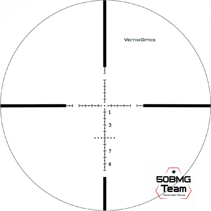 Оптический прицел Vector Optics Marksman 3.5-10x44 SFP кольца 30 мм