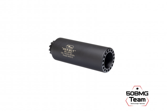 Газоразгруженный дожигатель Alfa Arms "Hermit" на АК-74/Сайга-МК/АК "Сотая серия" (М24х1,5)