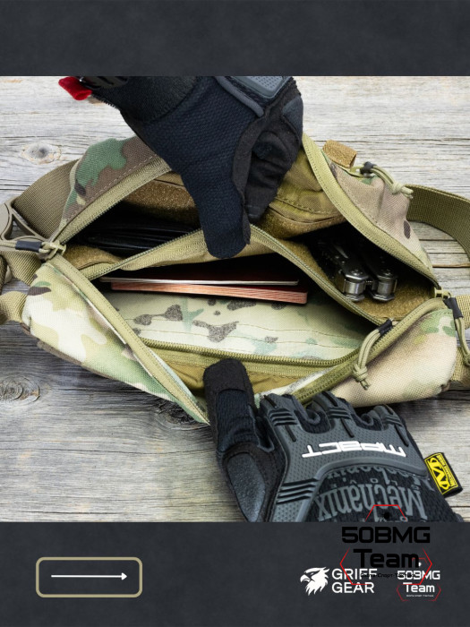 Сумка поясная-напашная Griff Gear Скаут (Мультикам)