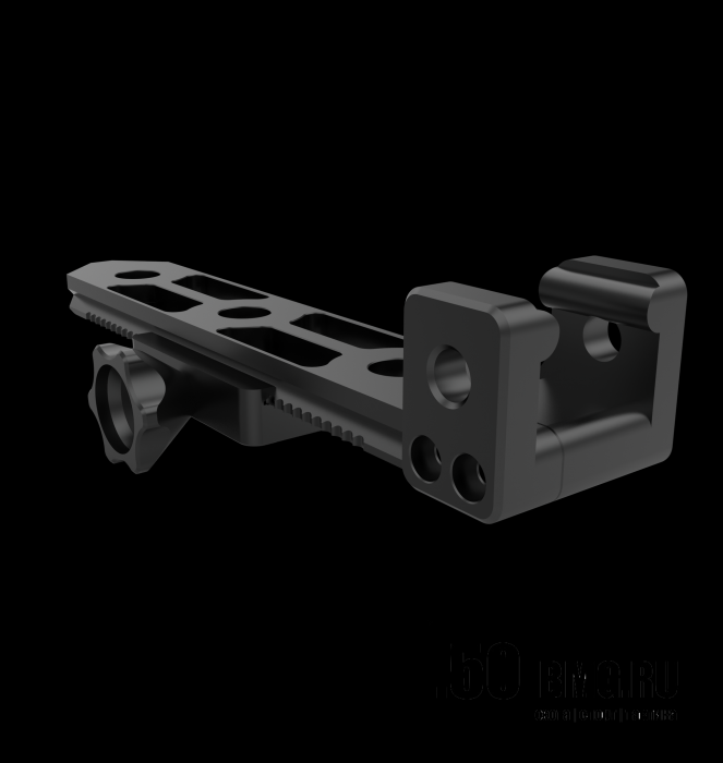 Кронштейн Рысь "Лапка СВД 3" на Тигр/СВД/TG-3 с шиной Arca rail