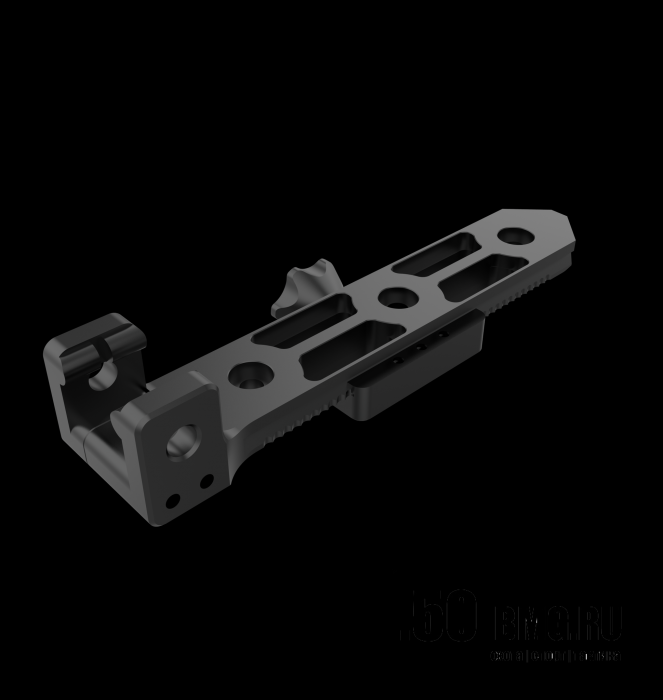 Кронштейн Рысь "Лапка СВД 3" на Тигр/СВД/TG-3 с шиной Arca rail