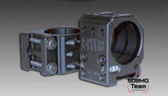 Тактические кольца Spuhr SR-4000, 34 мм на Weaver, Picatinny (H-25,4 мм)