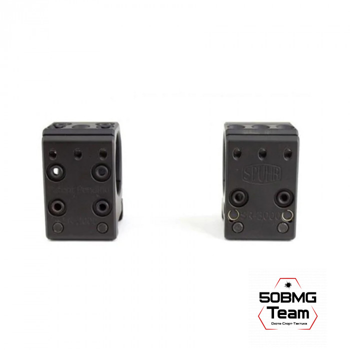 Тактические кольца Spuhr SR-4000, 34 мм на Weaver, Picatinny (H-25,4 мм)