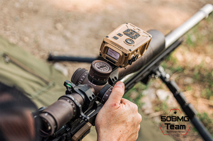 Лазерный дальномер Vortex Impact 4000 с баллистическим калькулятором, Picatinny rail