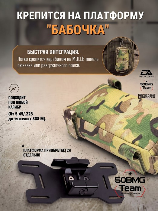 Баррикадный мешок "Кирпич" Delta Arms Кордура 1000, 20х5х5см (Multicam) 