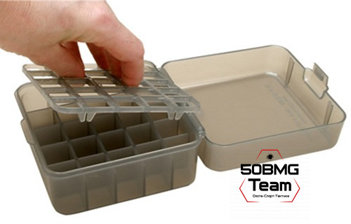 Кейс MTM для хранения и переноски 25 патронов 12, 16 и 20 кал. (S25D-41)